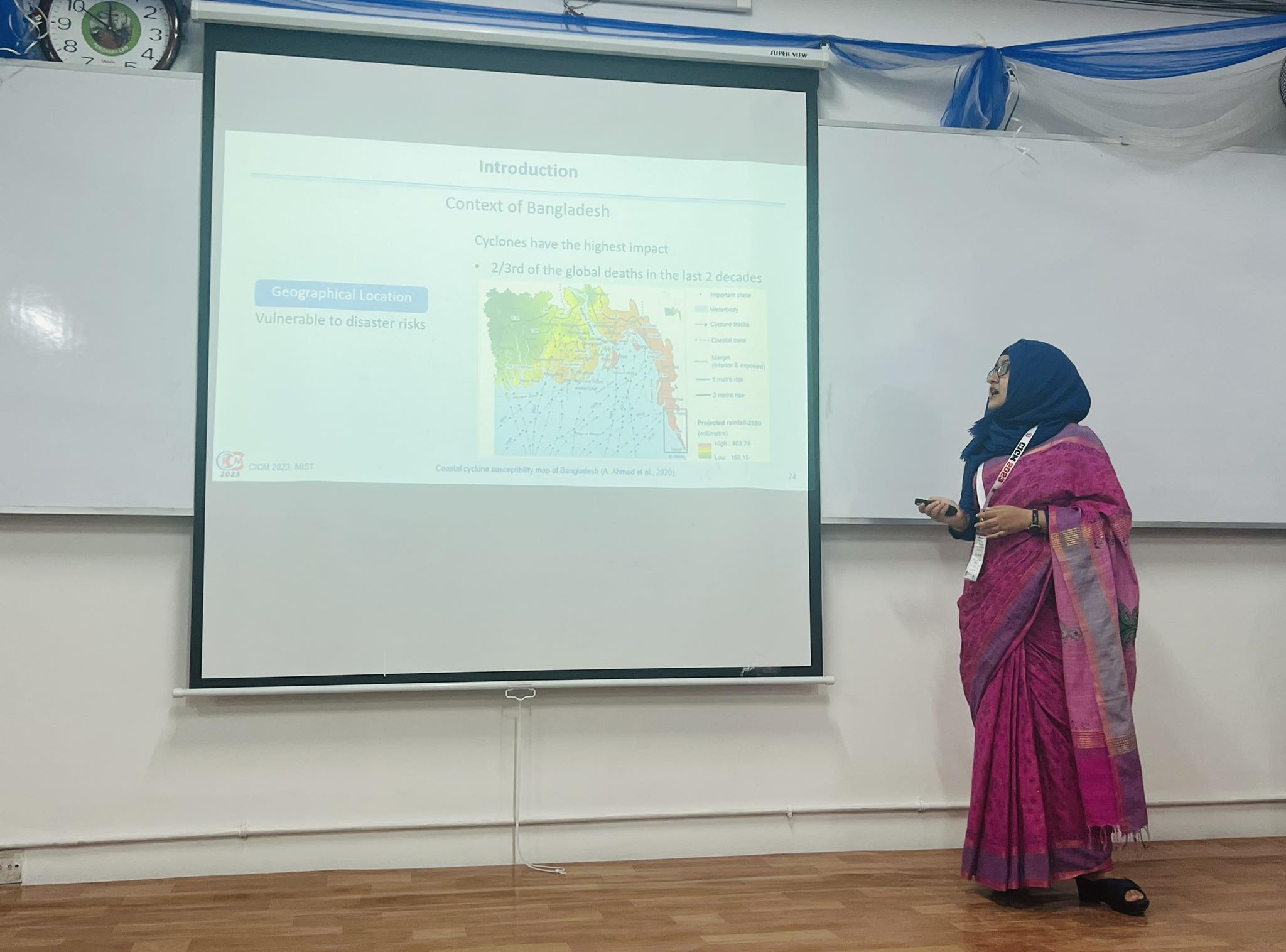 Paper presented by Lec. Afeefa Adeeba Islam and Lec. Shariar Alam Santo at CICM, June 27th, 2023