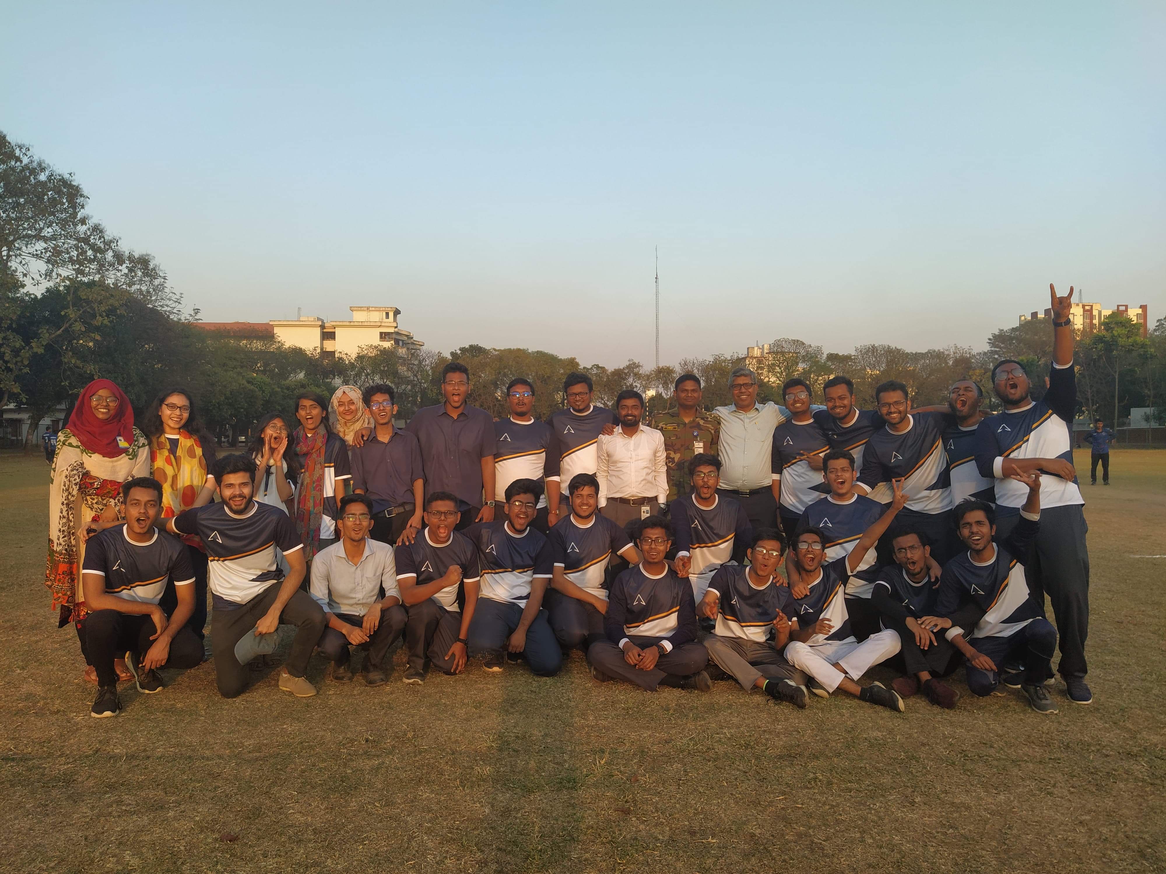 Student of Architecture Department took part in the MIST-Inter Dept. Cricket Tournament 2020